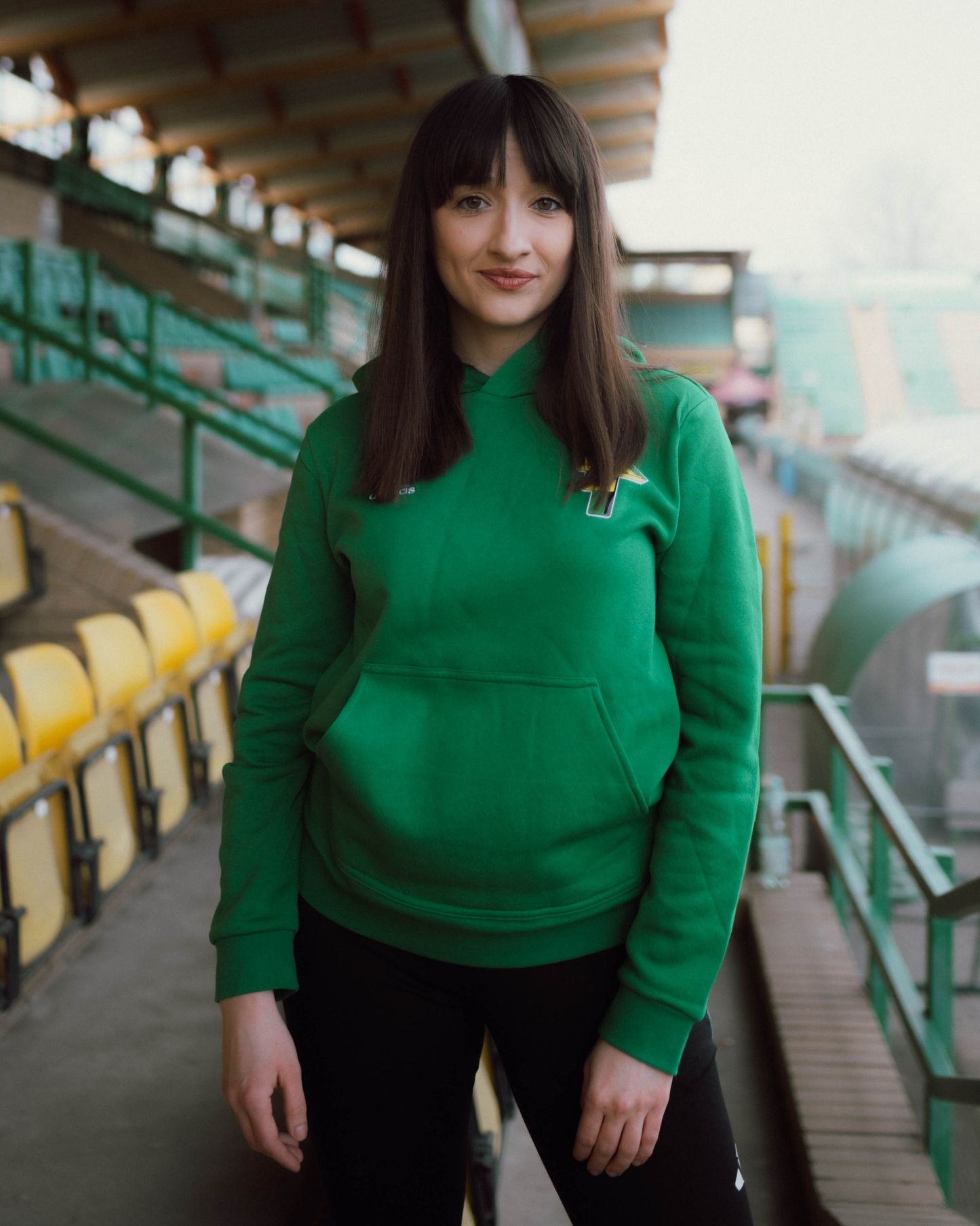 Zielona bluza adidas