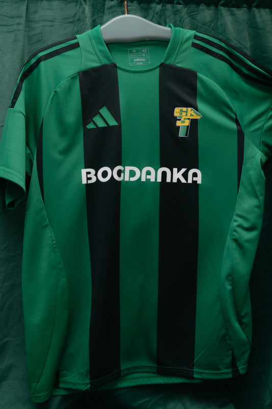 Koszulka meczowa 24/26 zielono-czarna