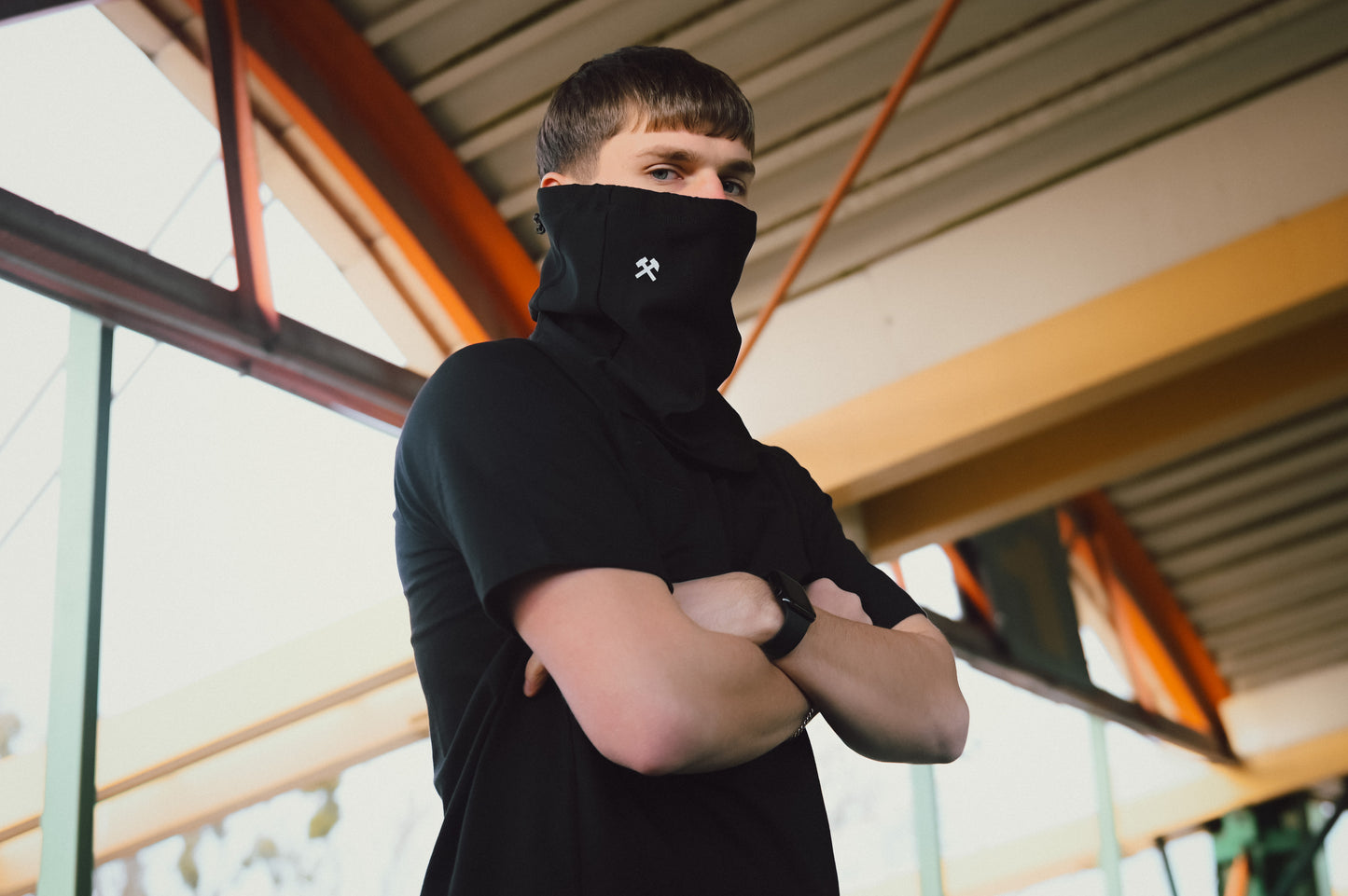 Koszulka czarna adidas młotki