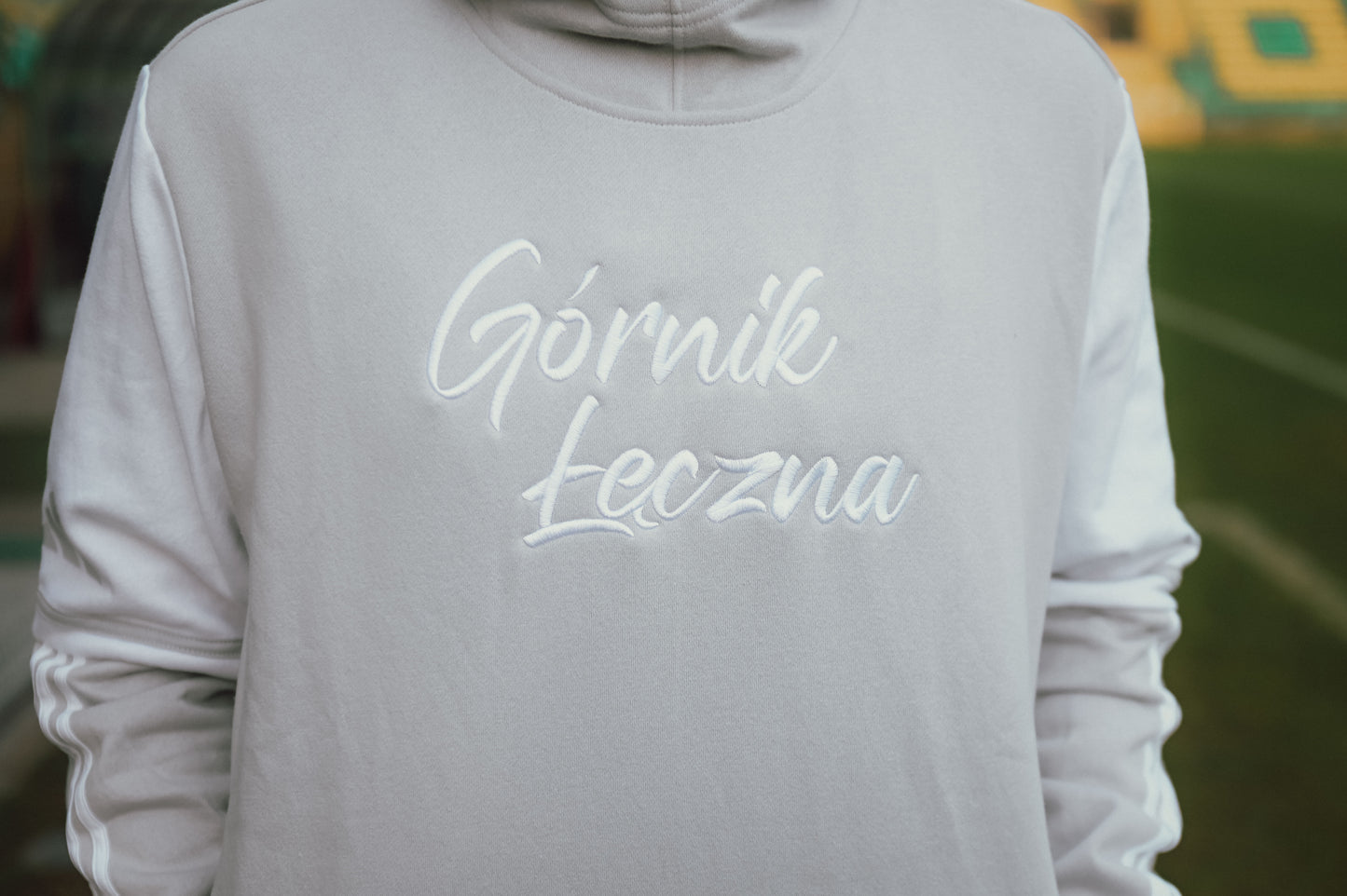 Bluza szara adidas Górnik Łęczna