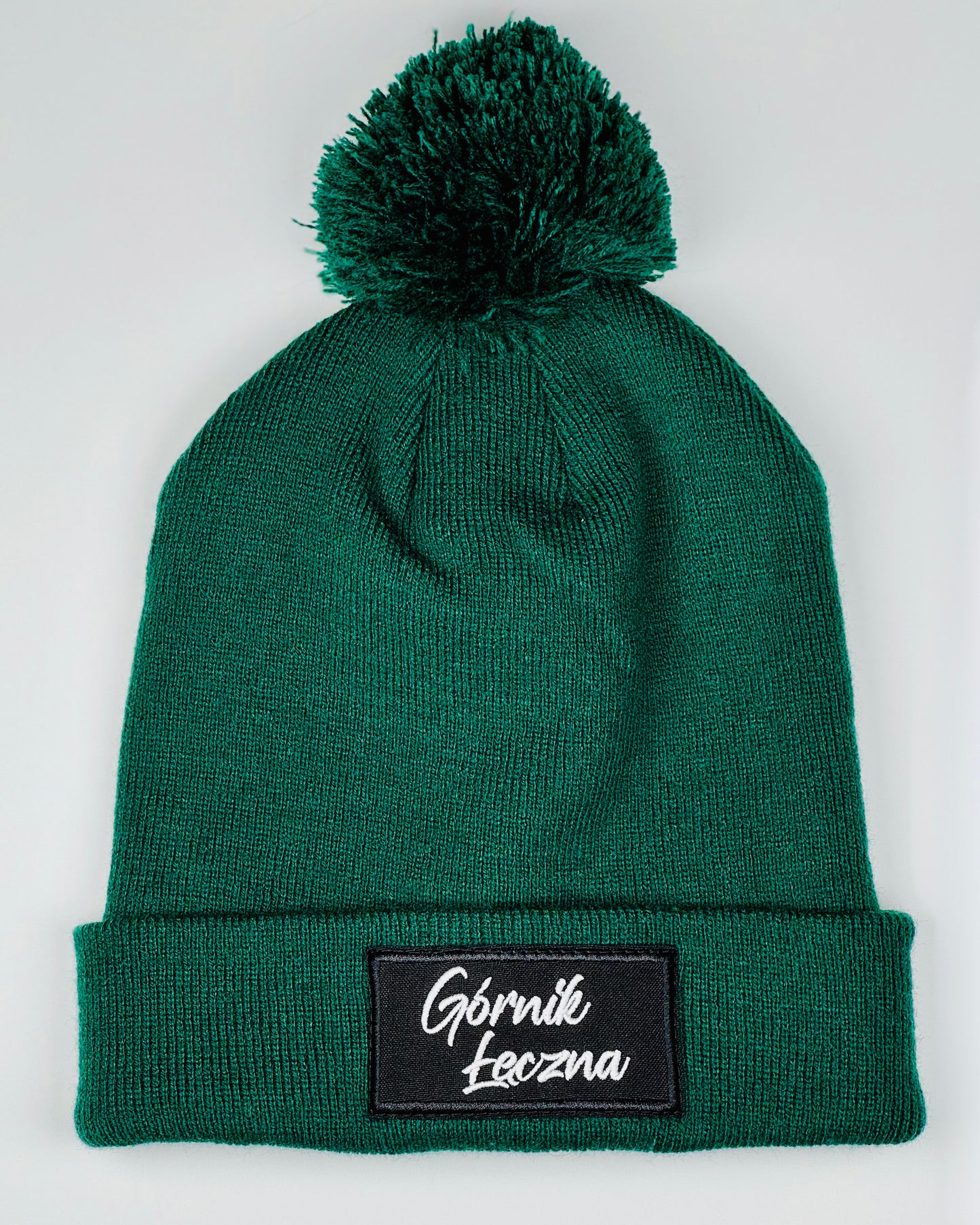 Czapka Górnik Łęczna z pomponem