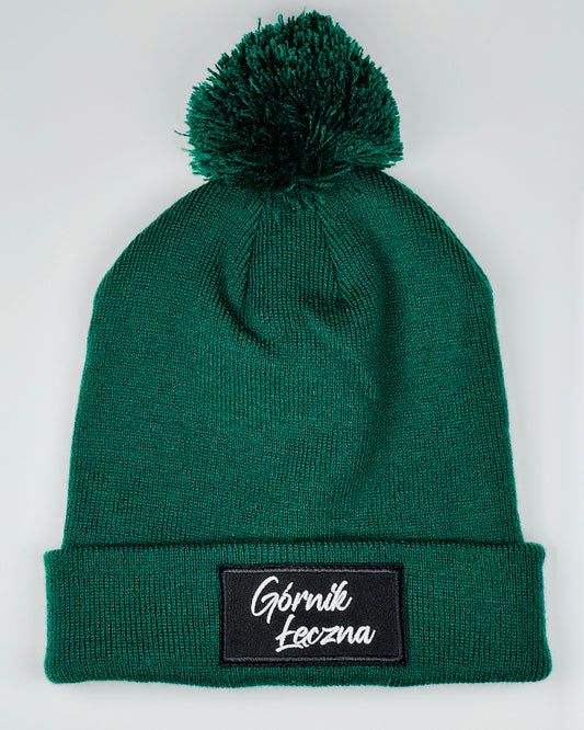 Czapka Górnik Łęczna z pomponem